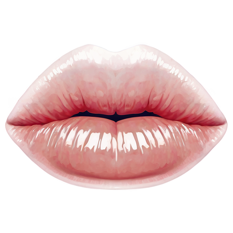 Glossy Lips In Light Png 06212024 PNG image