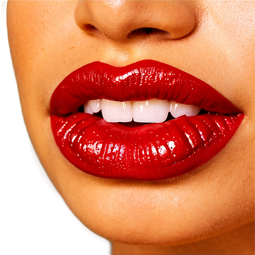 Glossy Lips Makeup Png 06212024 PNG image