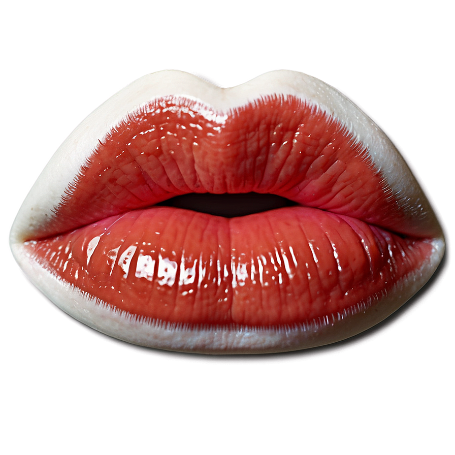 Glossy Lips Outline Png 06212024 PNG image