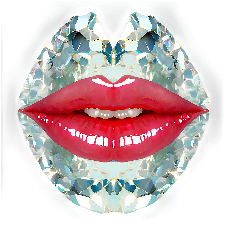 Glossy Lips Reflection Png Aai PNG image