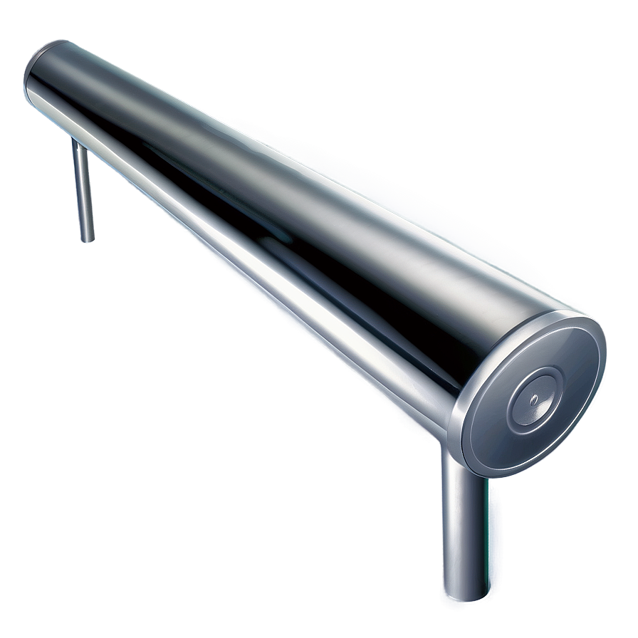 Glossy Metal Pole Png 06212024 PNG image