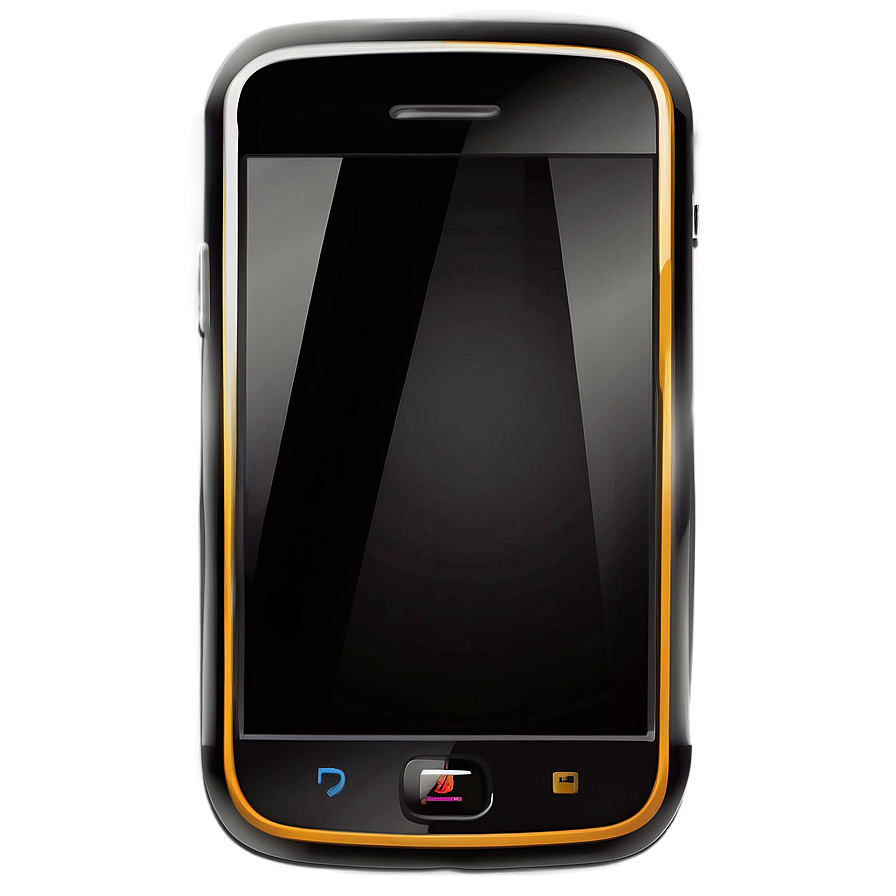 Glossy Mobile Phone Outline Png 28 PNG image