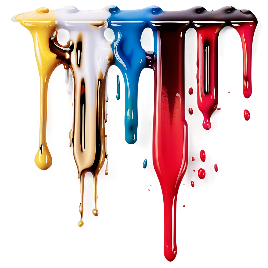 Glossy Paint Drip Png 18 PNG image