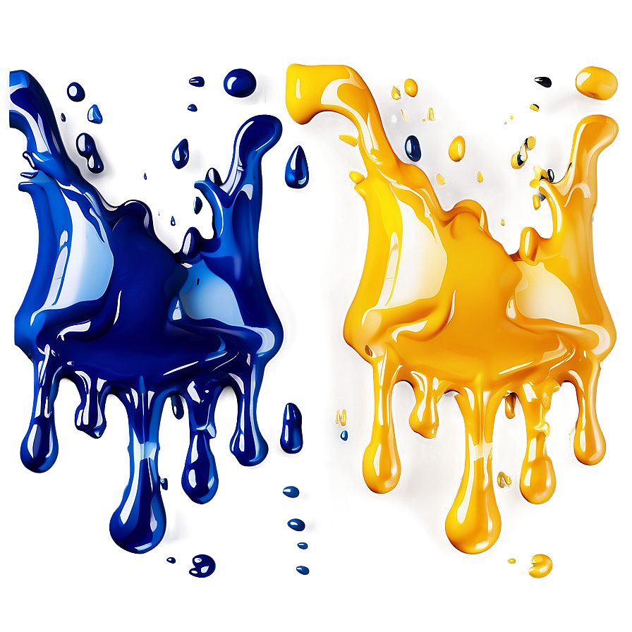 Glossy Paint Drip Png Riy PNG image