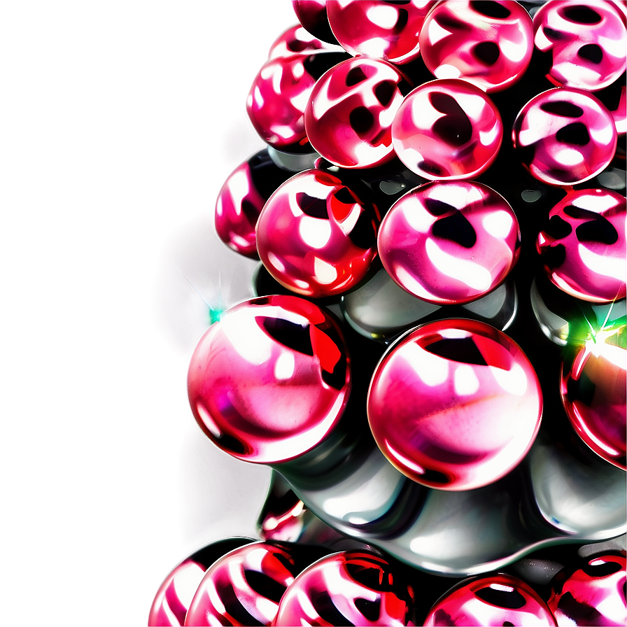 Glossy Pink Christmas Tree Png 60 PNG image