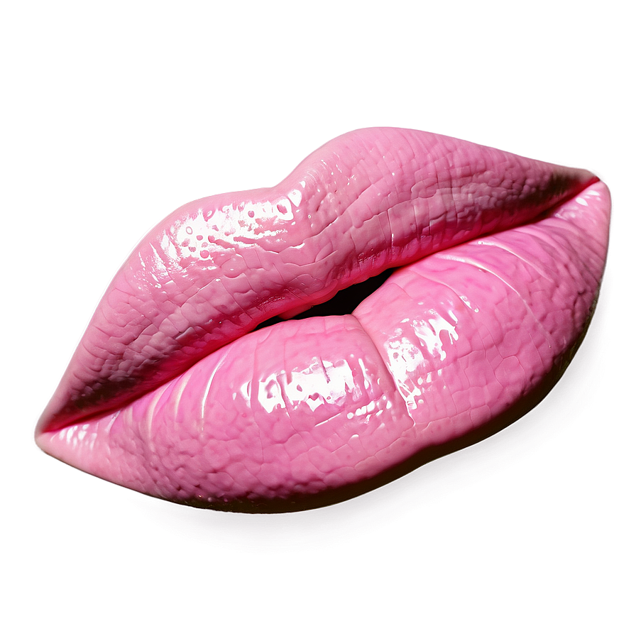 Glossy Pink Lips Icon Png Cyo PNG image