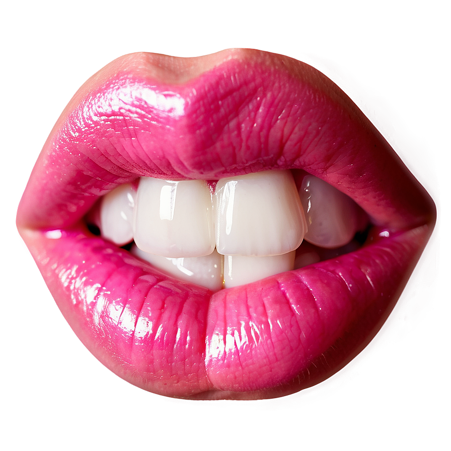 Glossy Pink Lips Icon Png Orb PNG image