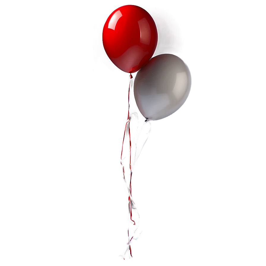 Glossy Red Balloons Png Ubl30 PNG image