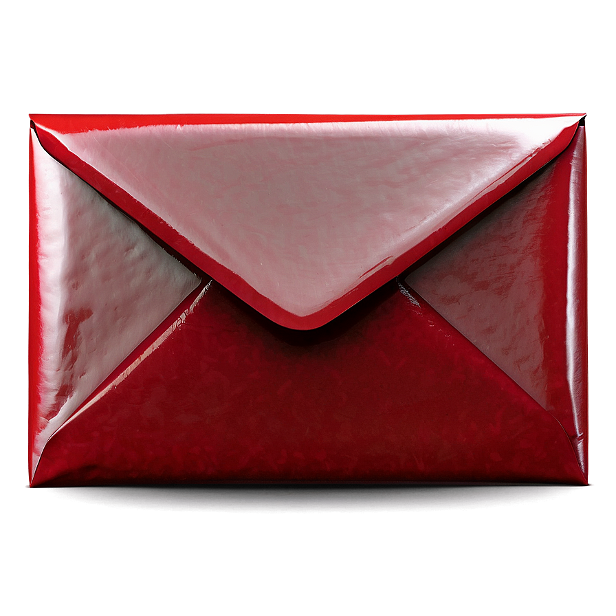 Glossy Red Envelope Png Qtb PNG image