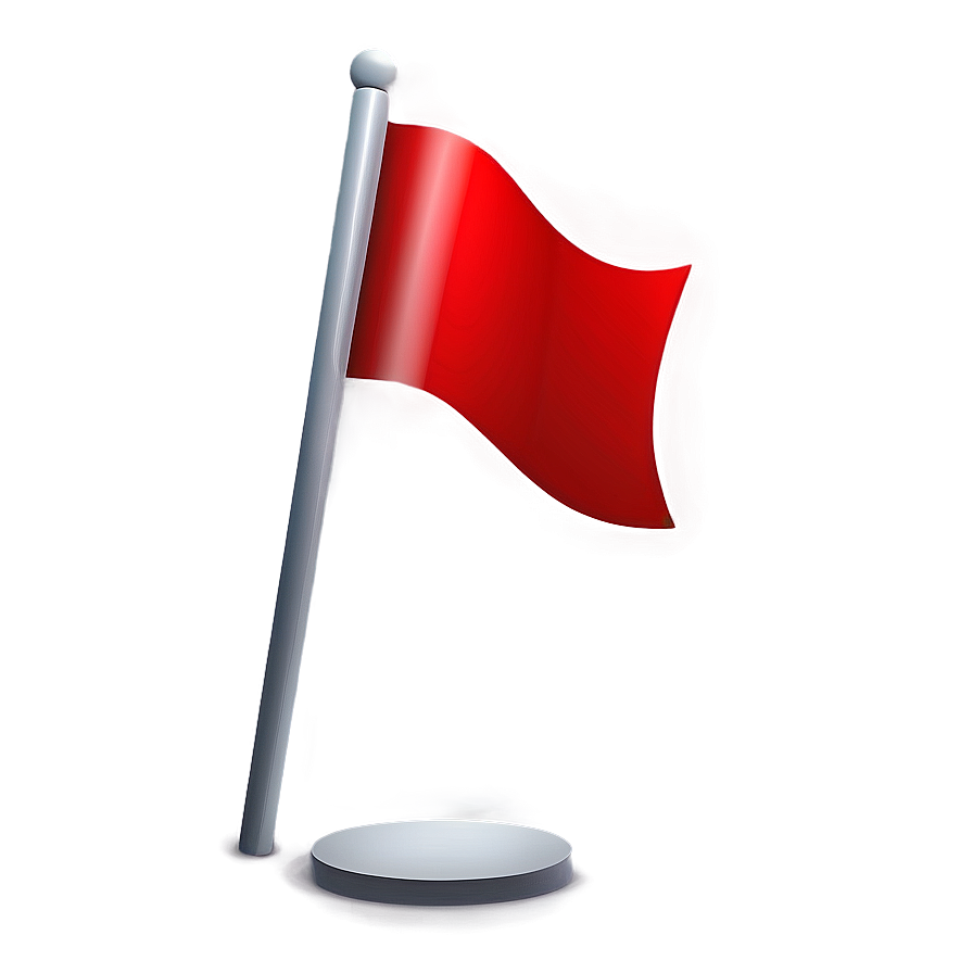 Glossy Red Flag Icon Png 49 PNG image