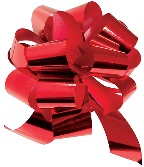 Glossy Red Gift Bow.png PNG image