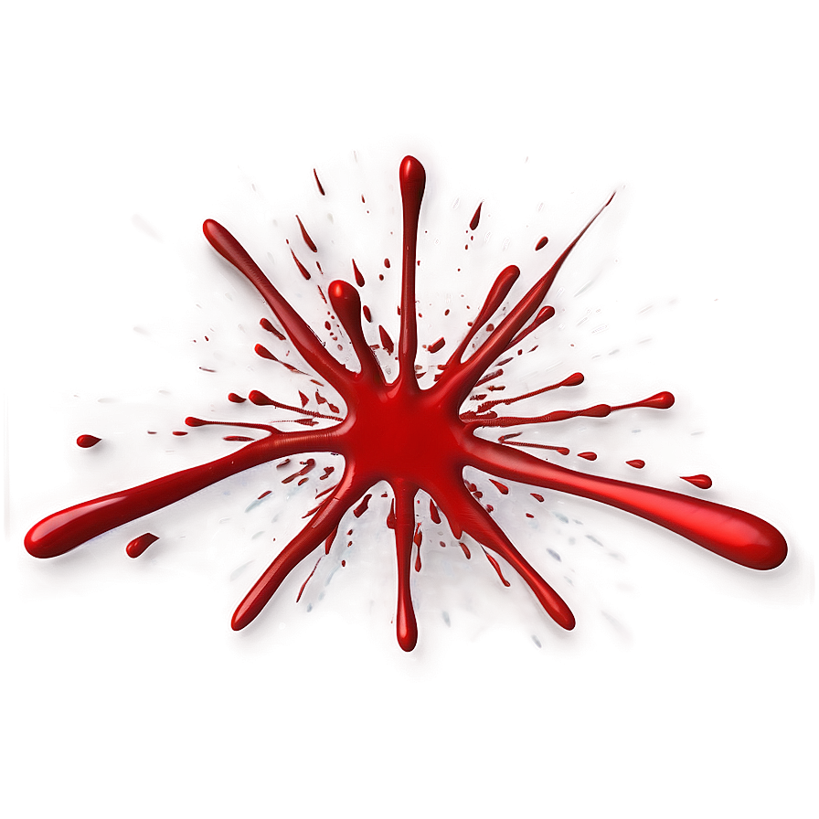 Glossy Red Splatter Png 99 PNG image