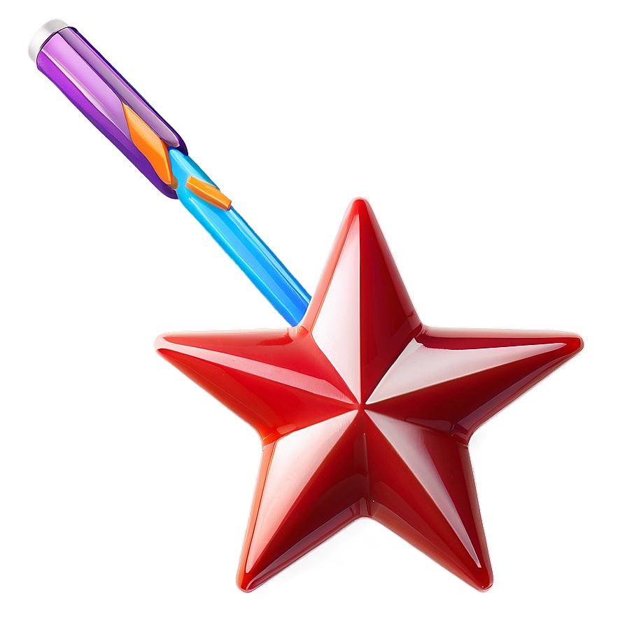 Glossy Red Star Png 05232024 PNG image