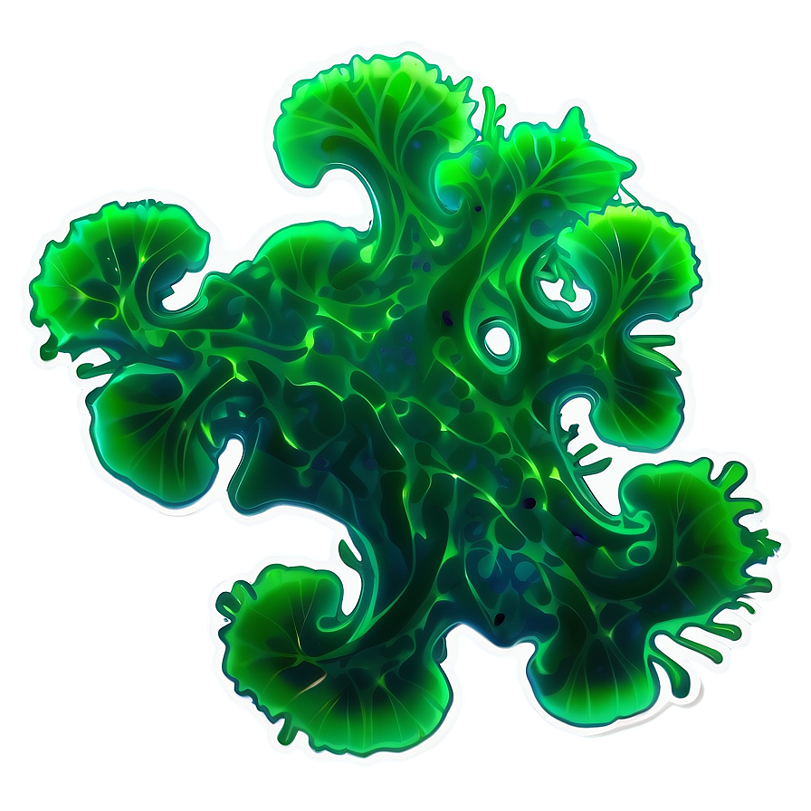 Glossy Seaweed Sticker Png 72 PNG image