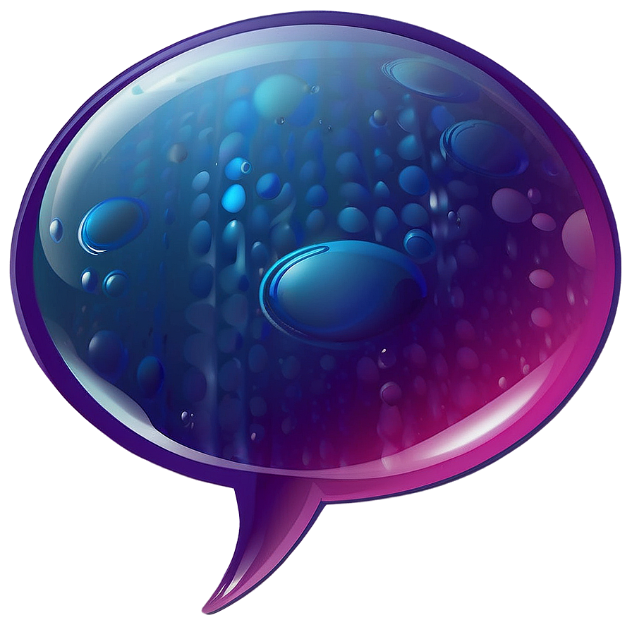 Glossy Talk Bubble Png 20 PNG image