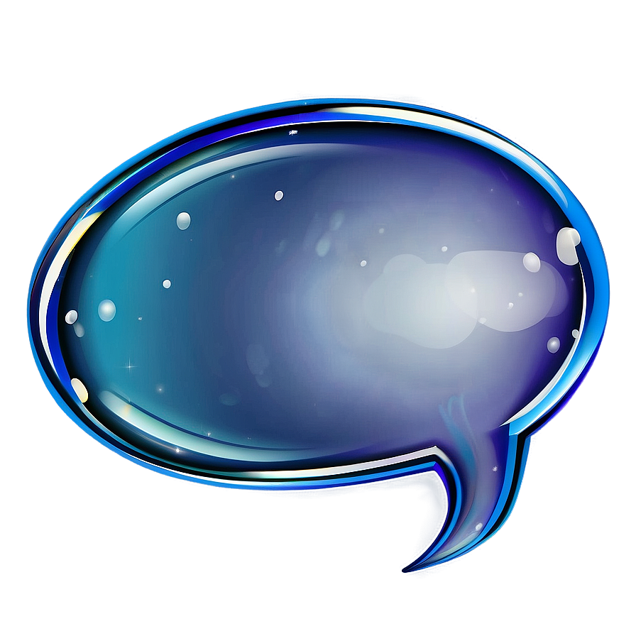 Glossy Talk Bubble Png 74 PNG image