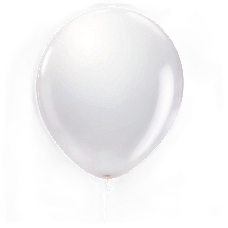 Glossy White Balloon Png Ofh94 PNG image