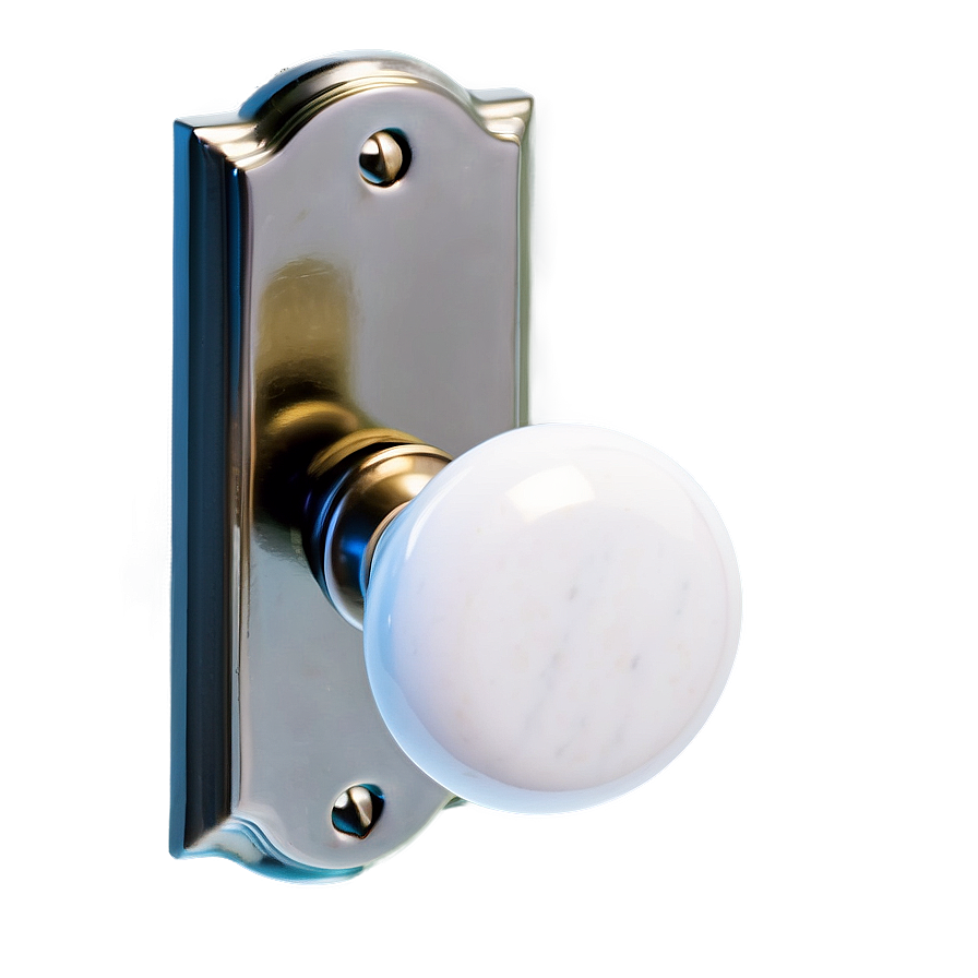 Glossy White Doorknob Png 29 PNG image