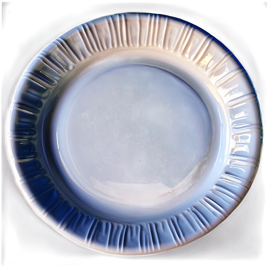 Glossy White Plate Png 06212024 PNG image