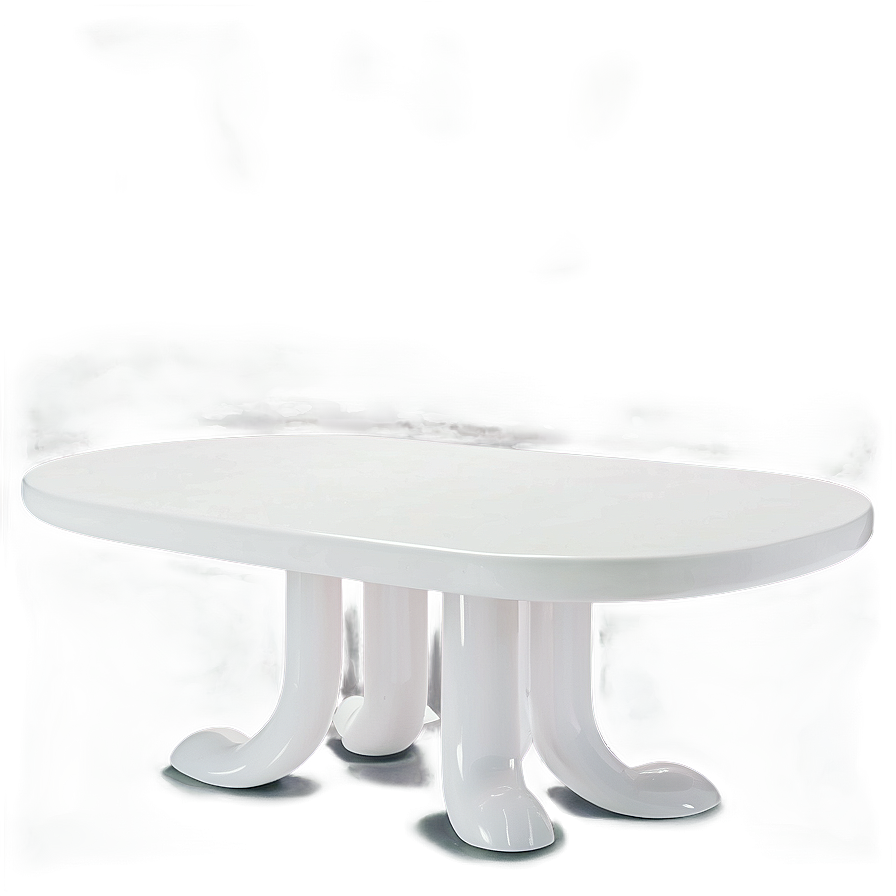 Glossy White Table Png 06122024 PNG image