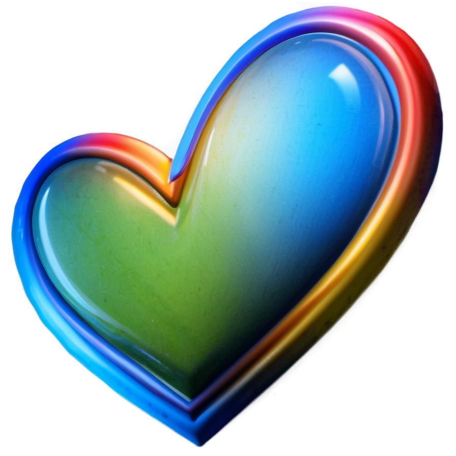 Glow Heart Vector Png Kum82 PNG image