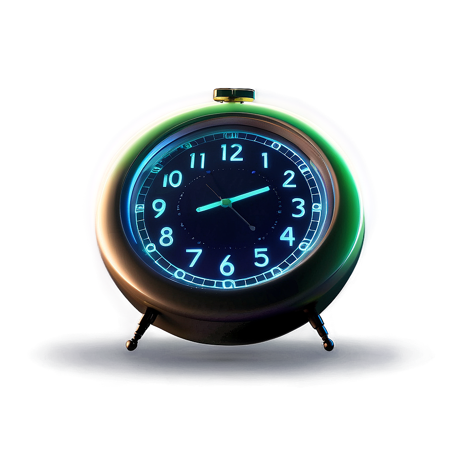 Glow In The Dark Clock Png 04292024 PNG image