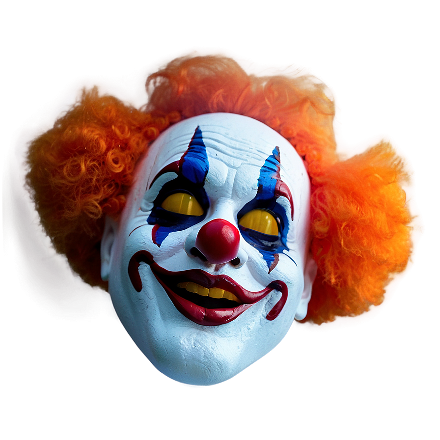 Glow In The Dark Clown Mask Png 06212024 PNG image