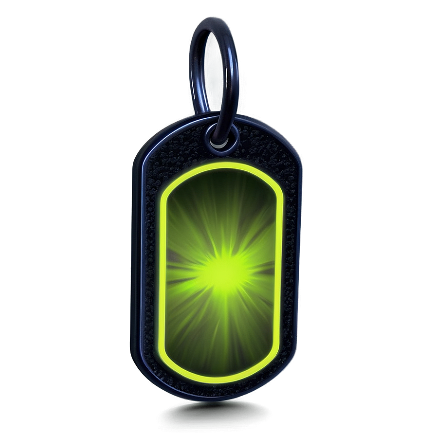 Glow In The Dark Dog Tags Png Lic PNG image