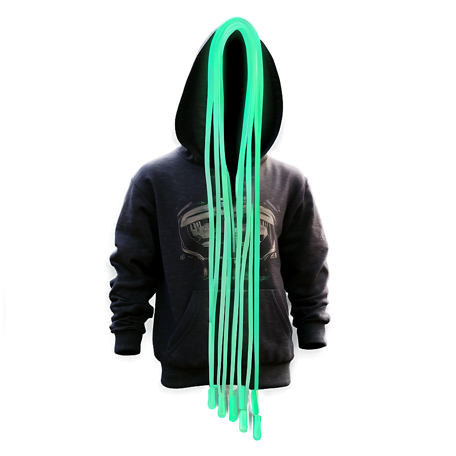 Glow In The Dark Hoodie Strings Png 95 PNG image