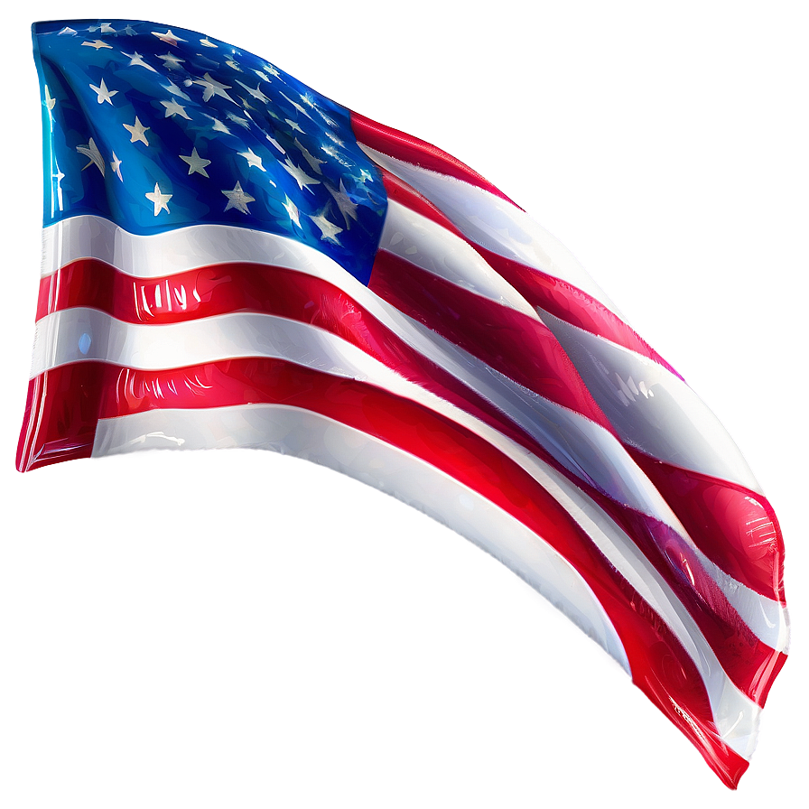 Glowing American Flag Png For Night Events 40 PNG image