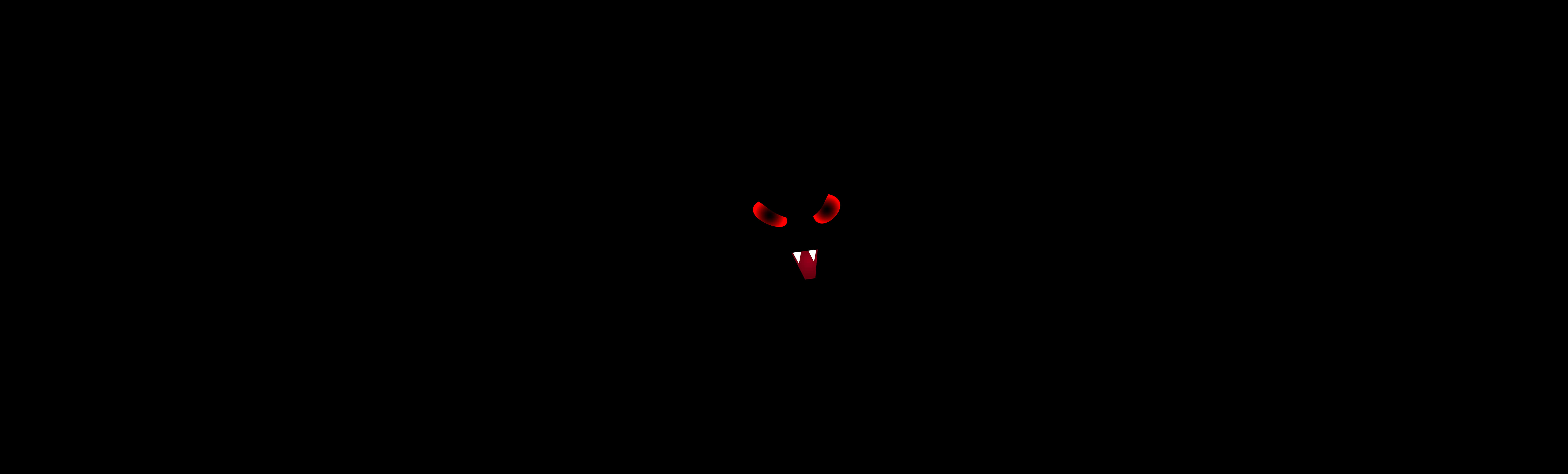 Glowing Bat Eyesin Darkness PNG image