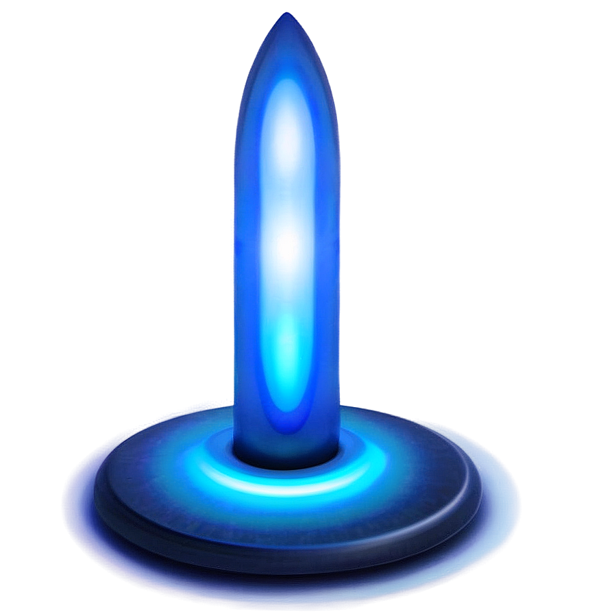 Glowing Blue Light Png 06122024 PNG image