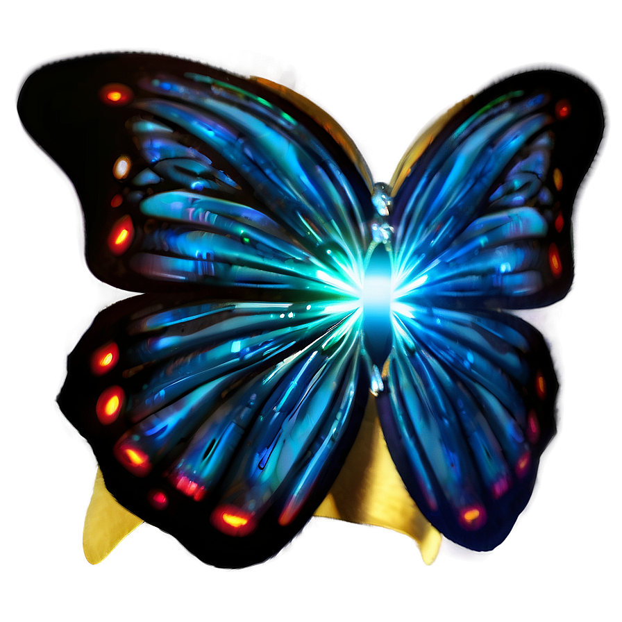 Glowing Butterfly Effect Png 39 PNG image