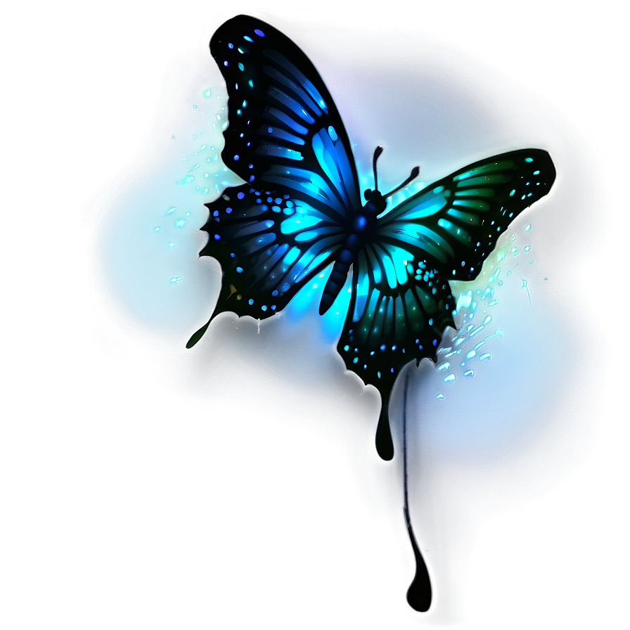 Glowing Butterfly Effect Png 74 PNG image