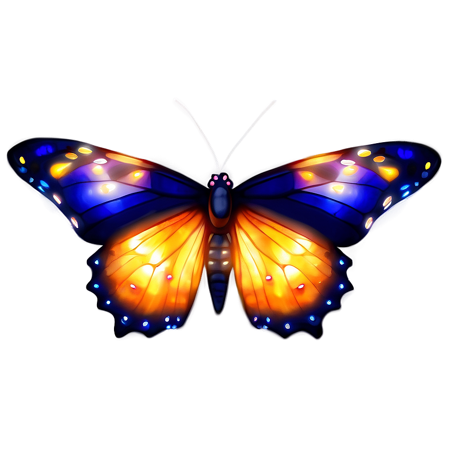 Glowing Butterfly Transparent Png 16 PNG image