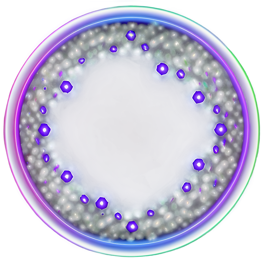 Glowing Circle C PNG image