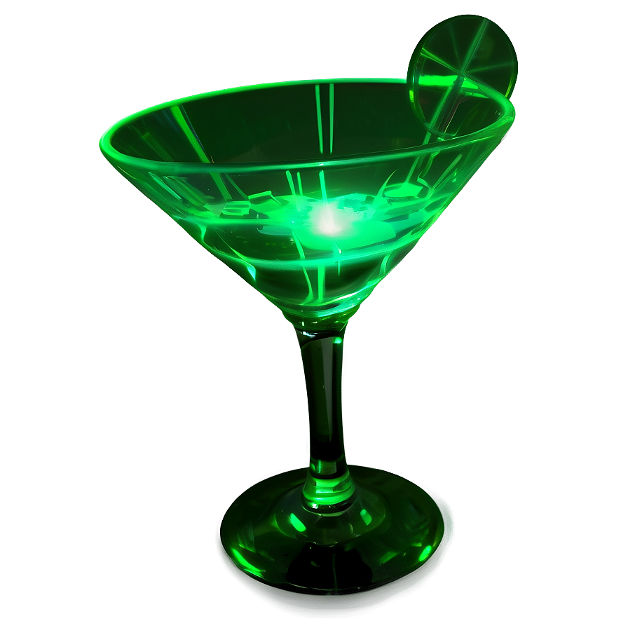 Glowing Cocktail Glass Png Hmd PNG image