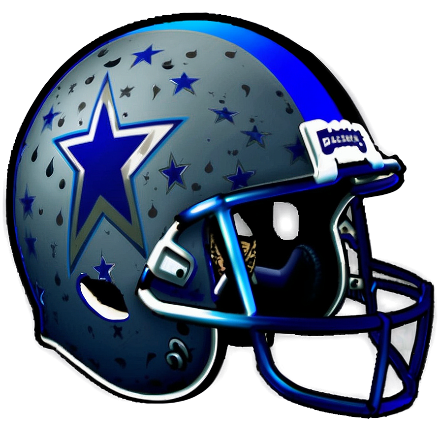 Glowing Cowboys Helmet Png Xvn PNG image