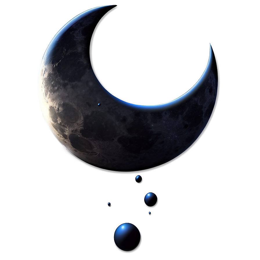 Glowing Crescent Moon Png Jfo2 PNG image