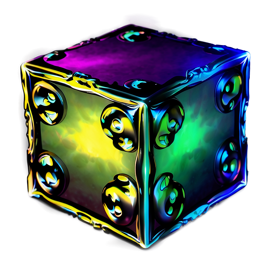 Glowing Cube Png 05242024 PNG image