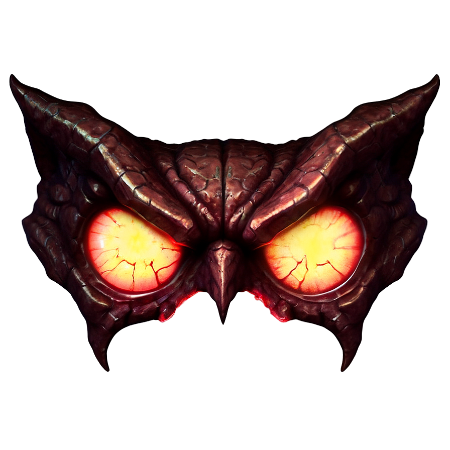 Glowing Demon Eyes Graphic Png 06262024 PNG image