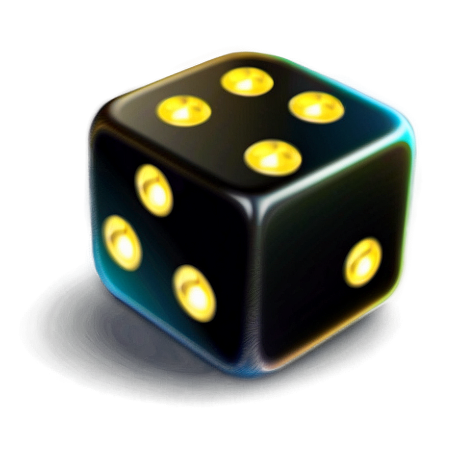 Glowing Dice Png 05042024 PNG image