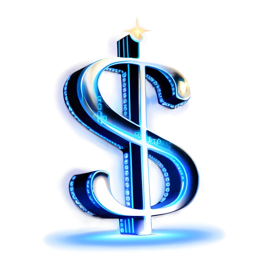 Glowing Dollar Sign Png 53 PNG image