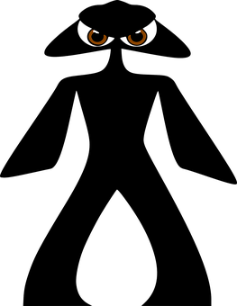 Glowing Eyesin Darkness PNG image