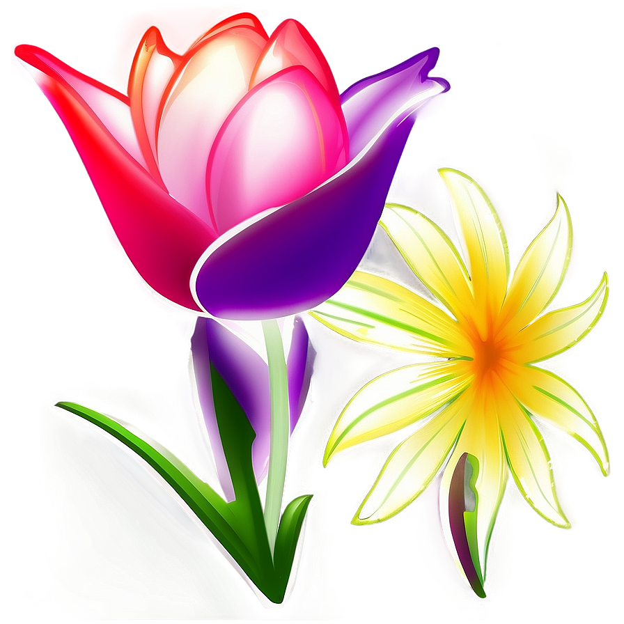 Glowing Flower Transparent Png Ajs PNG image