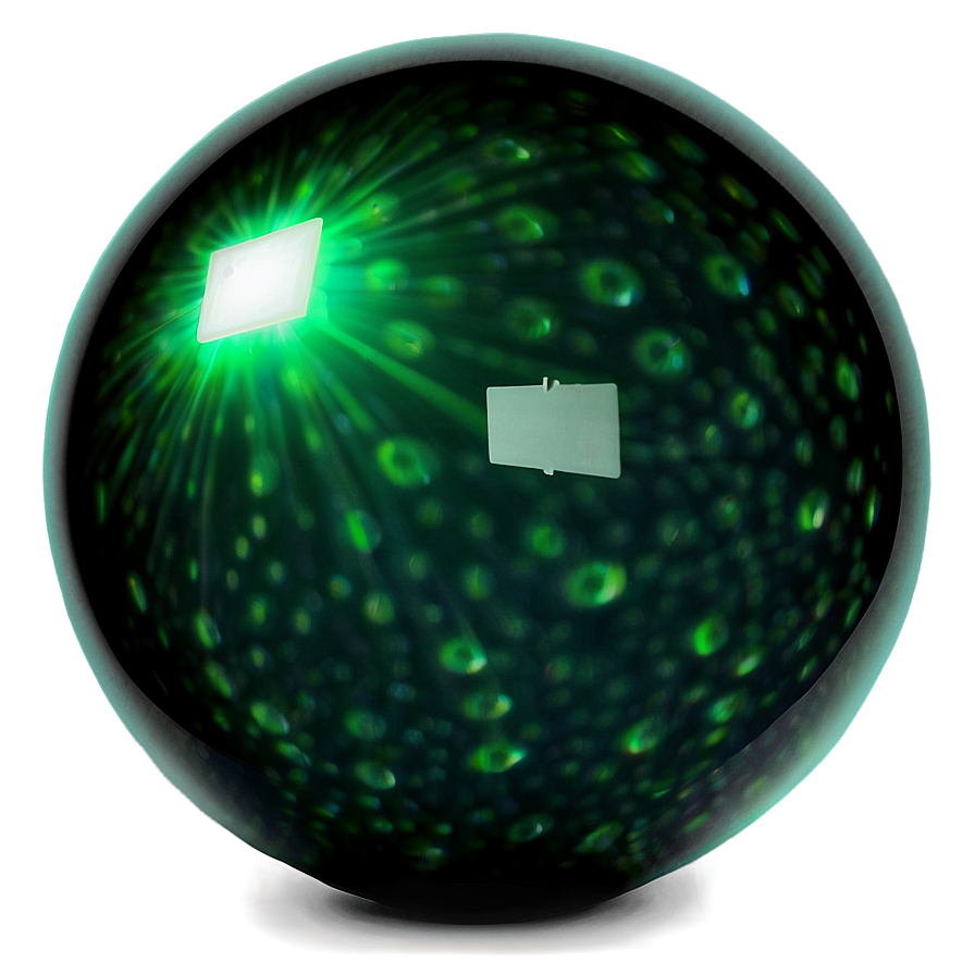 Glowing Green Orb Png 6 PNG image