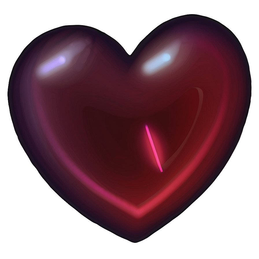 Glowing Heart Emoji Graphic Png 41 PNG image