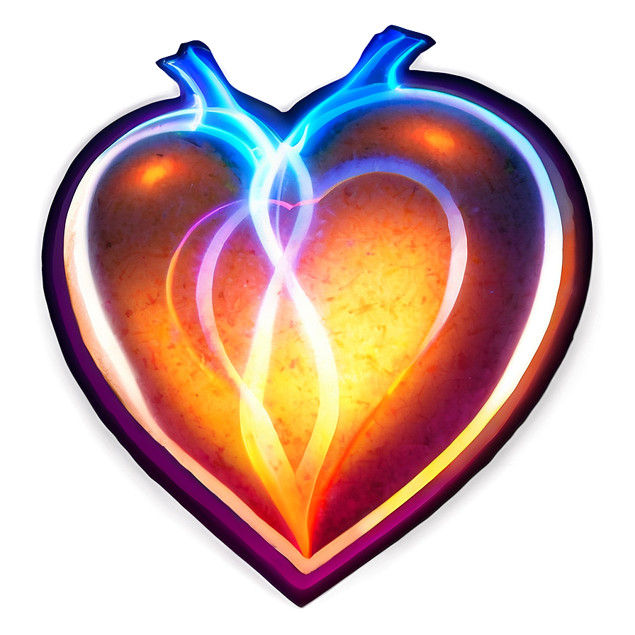 Glowing Heart Icon Png 05252024 PNG image