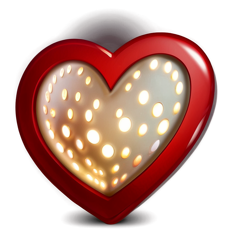 Glowing Heart Icon Png 13 PNG image