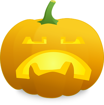 Glowing Jack O Lantern Emoji PNG image